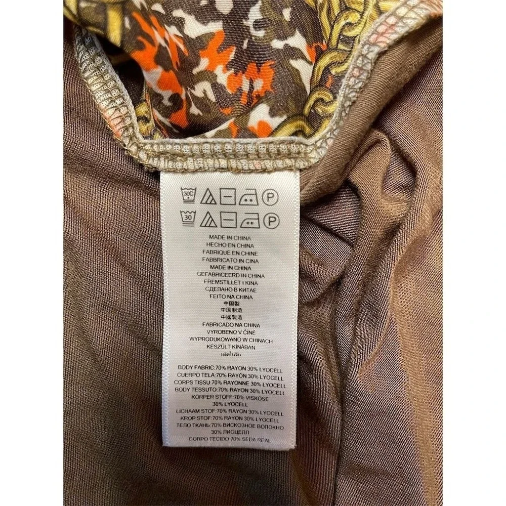 Michael Kors Women's XL Chain Camouflage Blouse‎